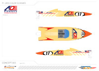 AO Coolers Boat Wrap Design