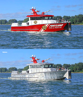 Adding a paint job to the boat for magazine use