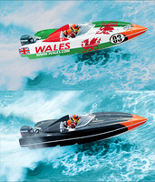 For showing the customer his race boat wrap design